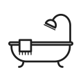 Baignoire/Douche à l'italienne 