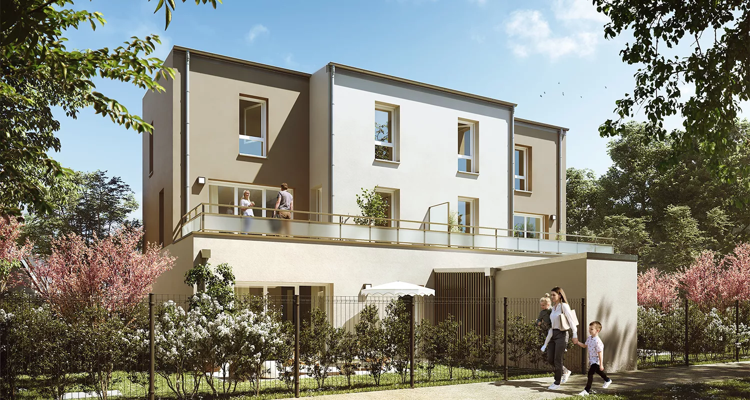 Appartements - vue côté jardin