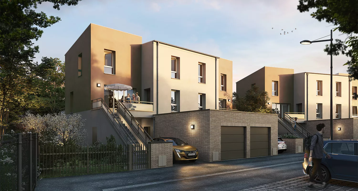 Appartements - vue côté rue