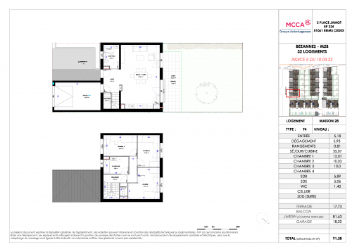 Plan de vente M28