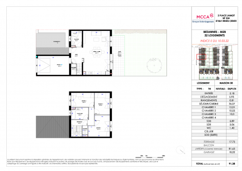 Plan de vente M30